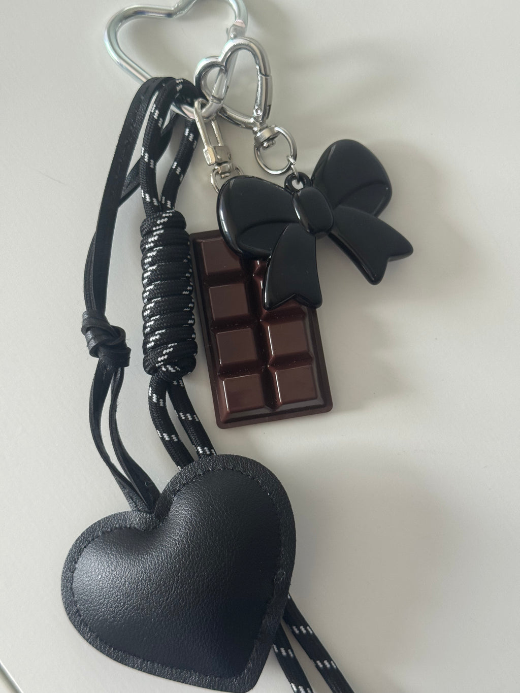 Black Cocoa Charm Bag
