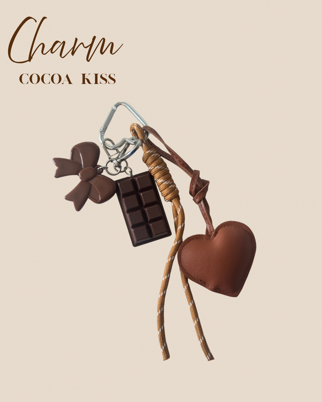 Cocoa Kiss Charm Bag