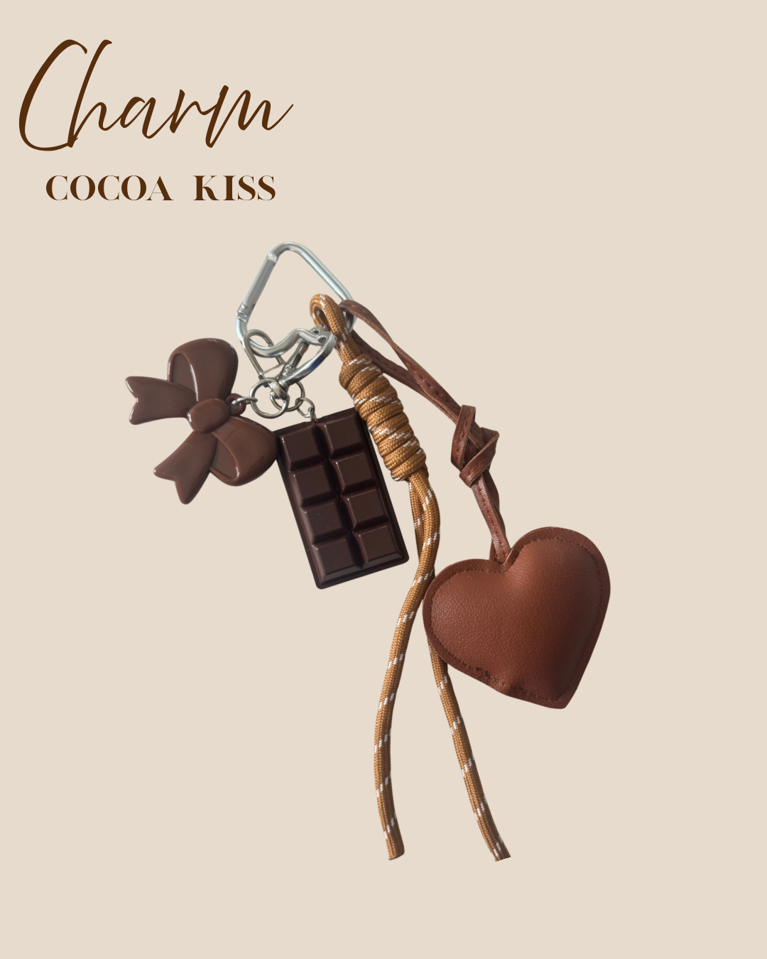 Cocoa Kiss Charm Bag