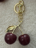 Cherry Sparkle Bag Charm & Keychain 🍒✨