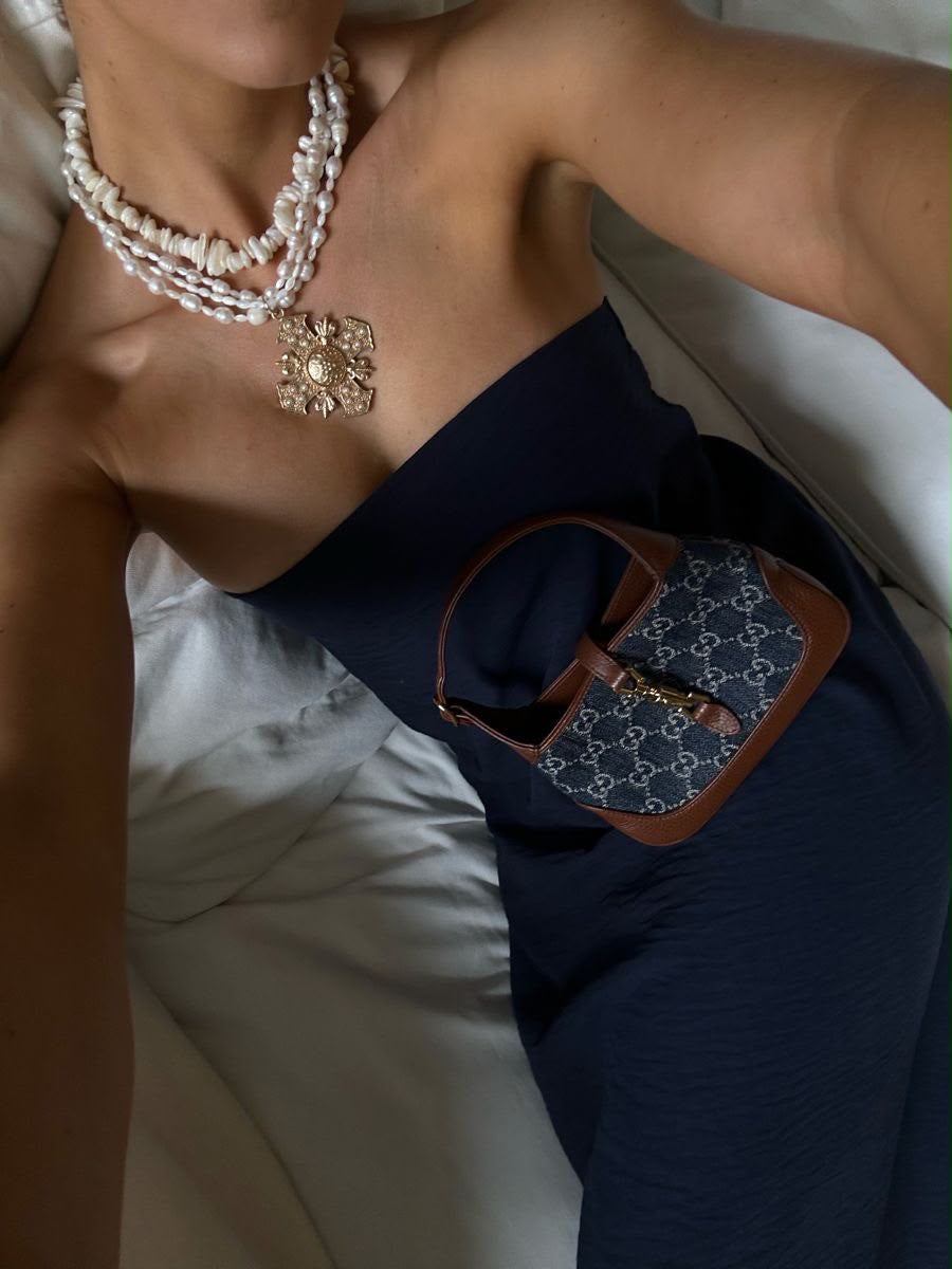 GG Denim Luxury Handbag