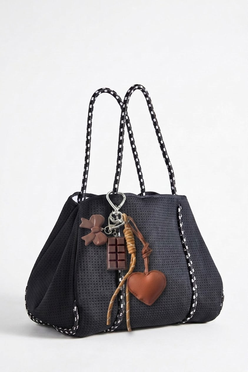 Cocoa Kiss Charm Bag