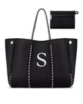 Silent Black Luxury Tote Bag