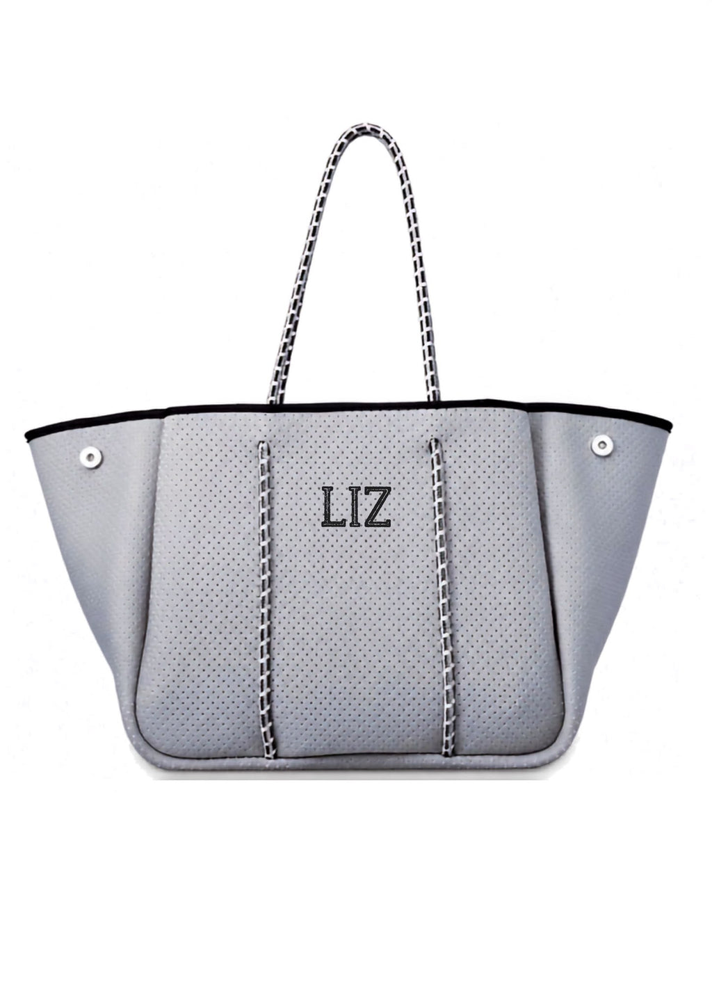 Serene Gray Luxury Tote Bag